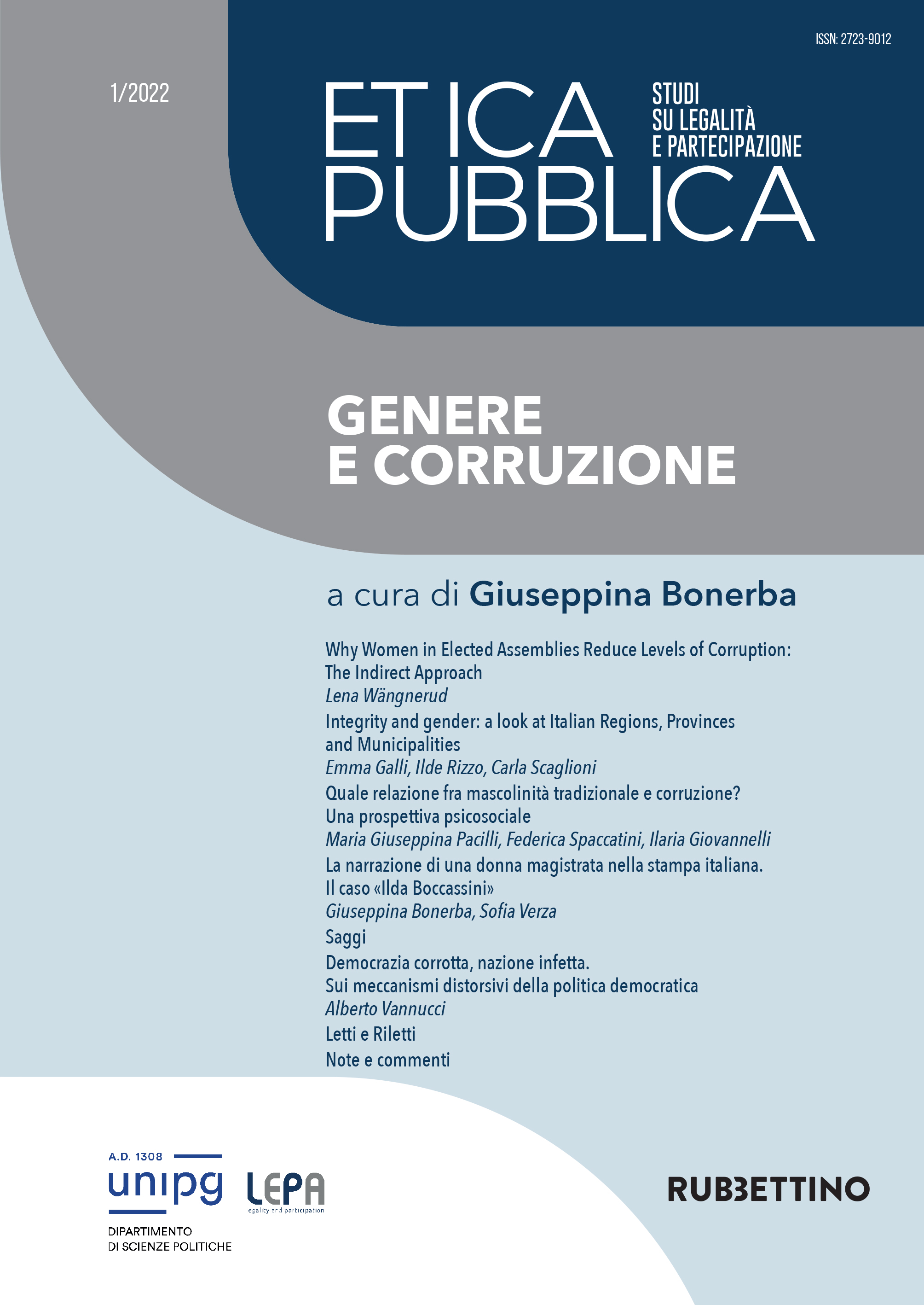 					Visualizza N. 1 (2022): Genere e corruzione
				